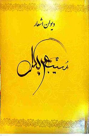 جلد کتاب دیوان اشعار مسیب عربگل